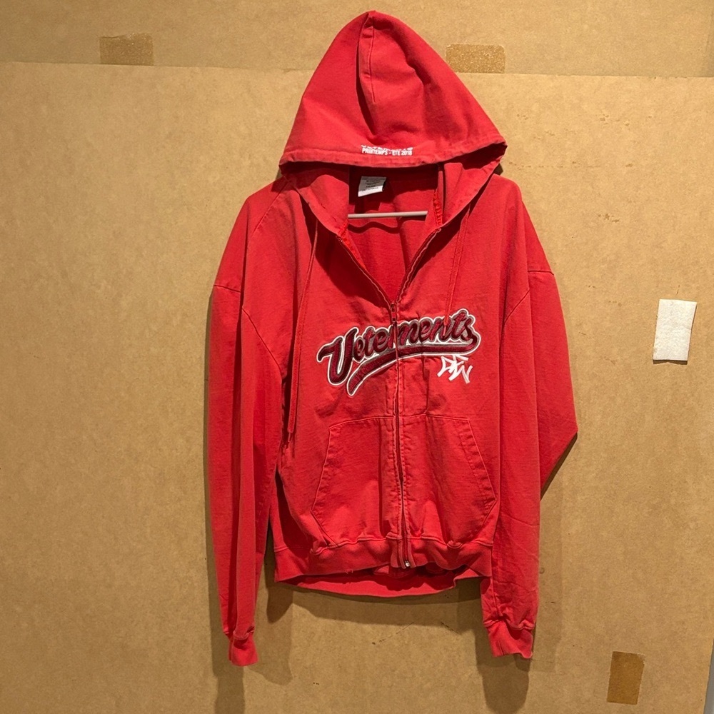 Vetements Red Hoodie
